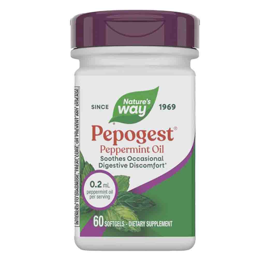 Natures Way Pepogest Peppermint Oil 60sg