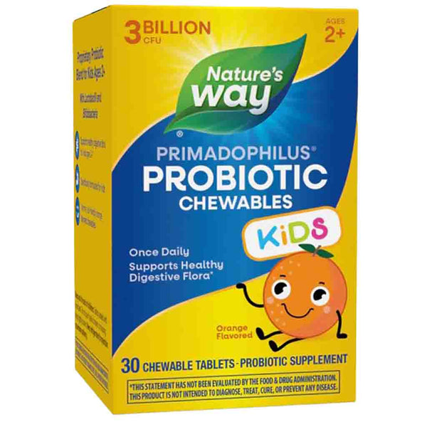 Natures Way Primadophilus Kids orange flavor 30 chews