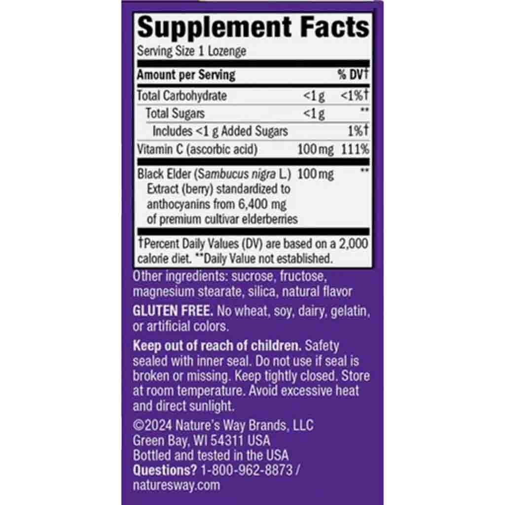 Natures Way Sambucus immune Lozenges 30ct