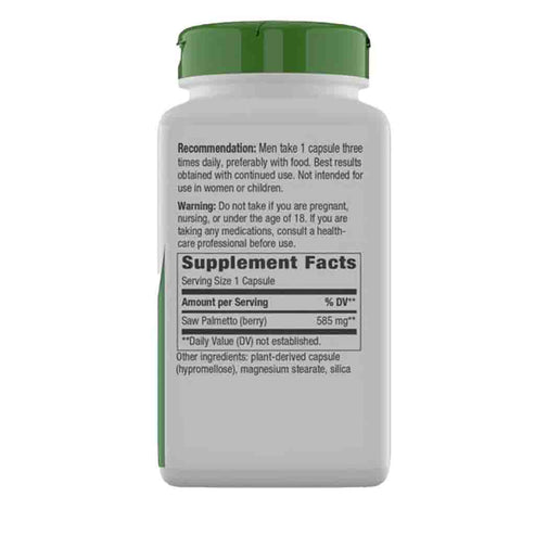 Natures Way Saw Palmetto Berries 180c