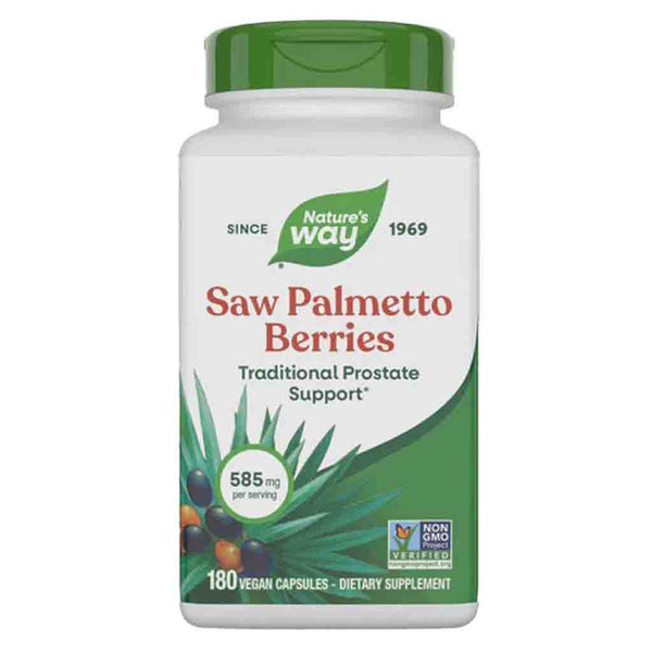 Natures Way Saw Palmetto Berries 180c