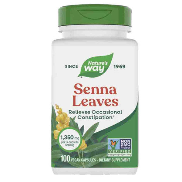 Natures Way Senna Leaves 110 Vegan Caps