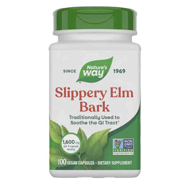 Natures Way Slippery Elm Bark 100c