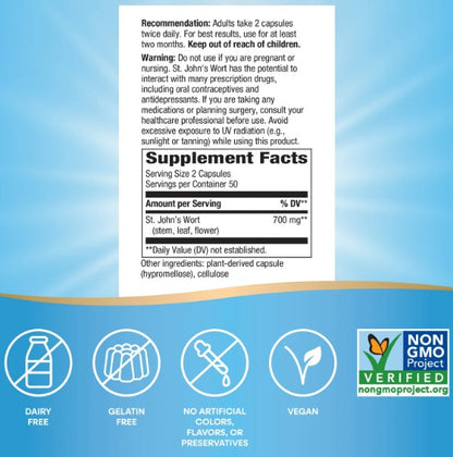 Natures Way St. John's Wort 100vc