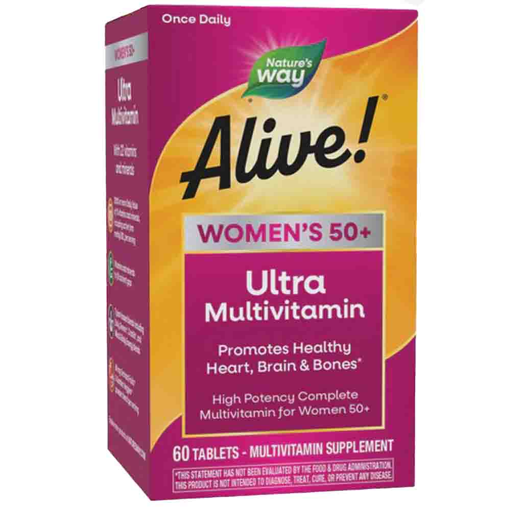 Natures Way Alive! Women's 50+ Ultra Multivitamin  60T