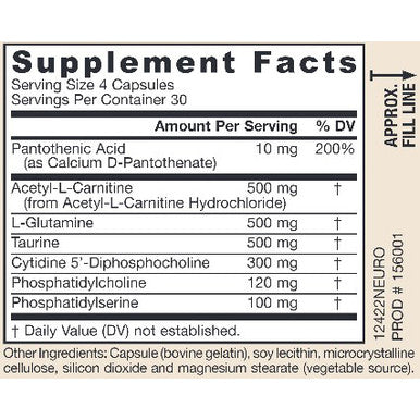 Jarrow Formulas Neuro Optimizer 120c