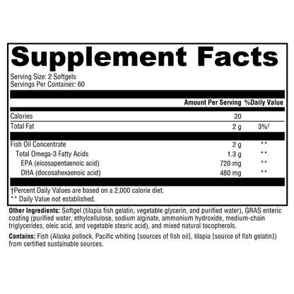 Xymogen OmegaPure 600 EC 120sg