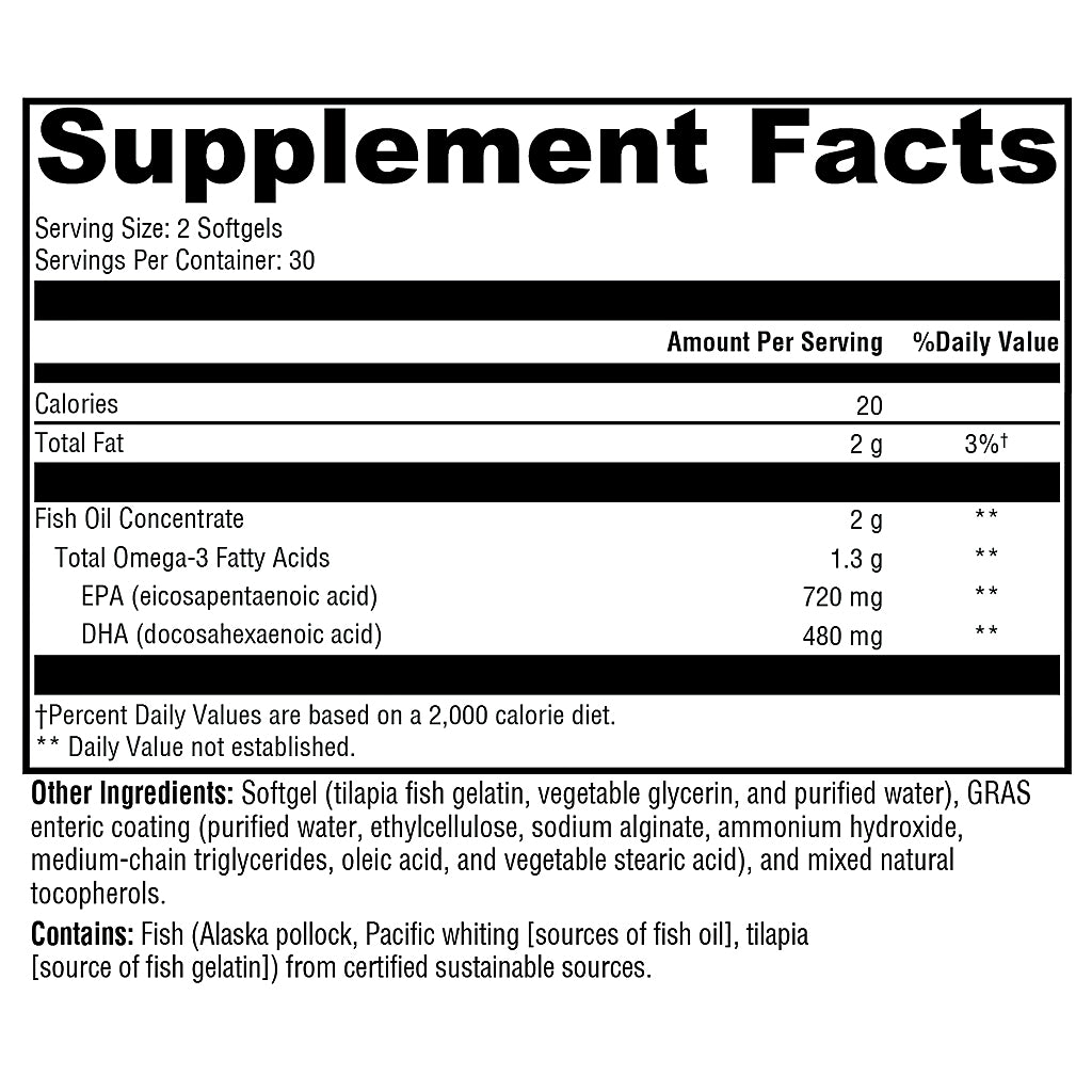 Xymogen OmegaPure 600 EC 60sg