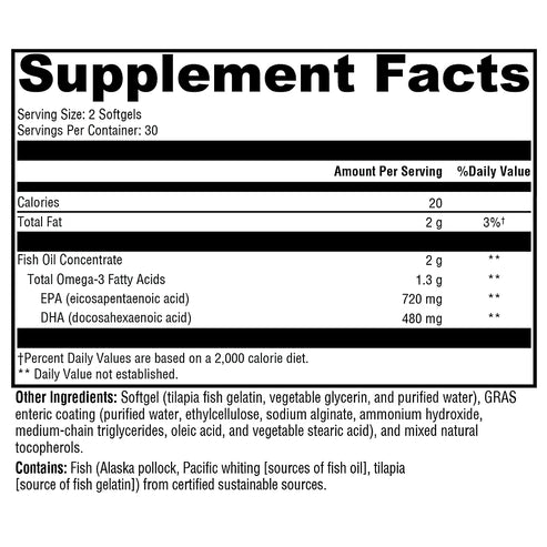 Xymogen OmegaPure 600 EC 60sg