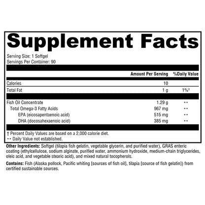 Xymogen OmegaPure 900 EC 90sg