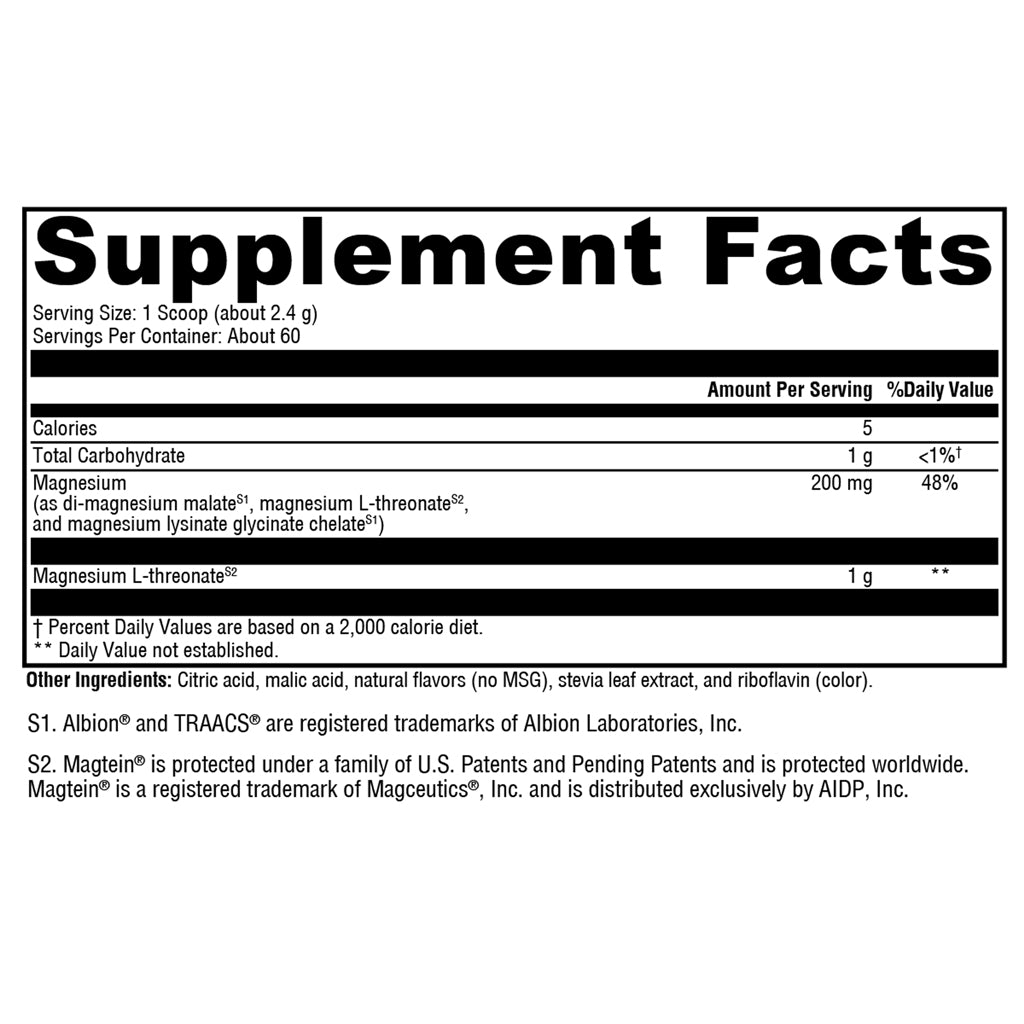 Xymogen OptiMag Neuro Lemon-Lime 60 servings