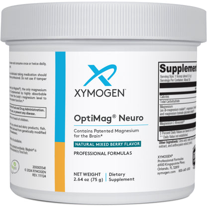 Xymogen OptiMag Neuro Mixed Berry 30sv