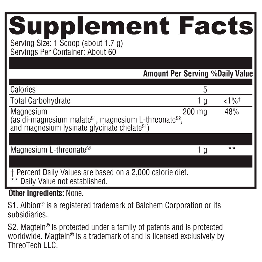 Xymogen OptiMag Neuro Unflavored 60 servings