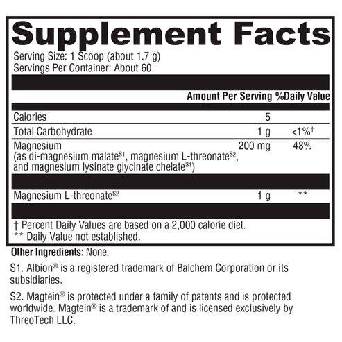 Xymogen OptiMag Neuro Unflavored 60 servings
