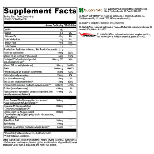 Xymogen OptiMetaboliX Vanilla Delight No Added Sugar & No Stevia 10 servings