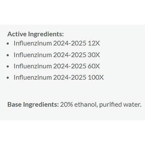 Professional Formulas Flu Nosode 2024–2025 2 oz.