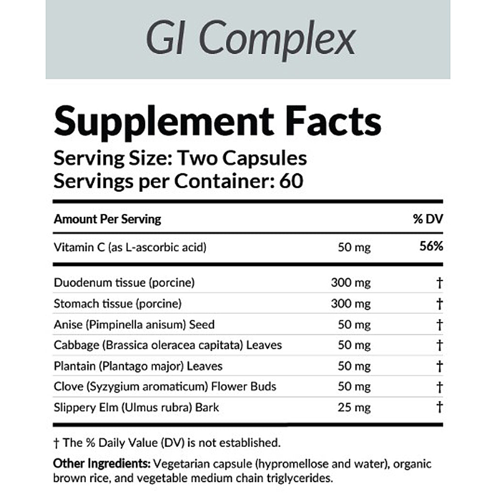 Professional Formulas GI Complex 120c