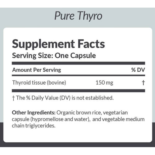 Professional Formulas Pure Thyro 150mg 60c