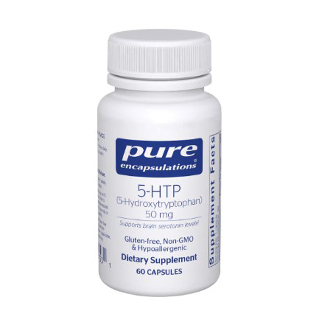 Supplement bottle labeled 'pure encapsulations' on a white background
