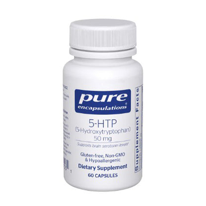 Supplement bottle labeled 'pure encapsulations' on a white background