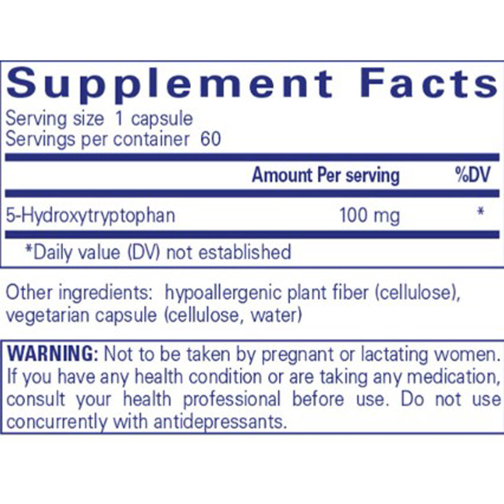 Pure Encapsulations 5-HTP 100mg 180c
