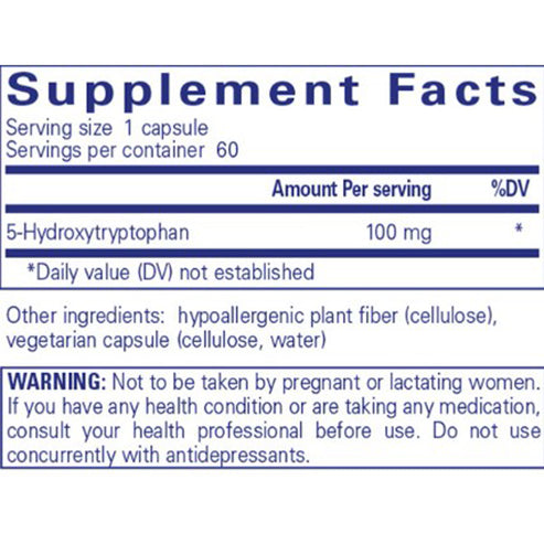 Pure Encapsulations 5-HTP 100mg 180c