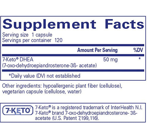 Pure Encapsulations 7-Keto DHEA 50mg 120c