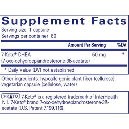 Pure Encapsulations 7-Keto DHEA 50mg 60c