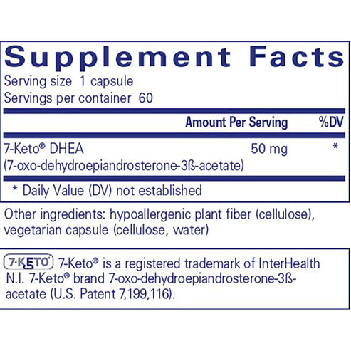 Pure Encapsulations 7-Keto DHEA 50mg 60c