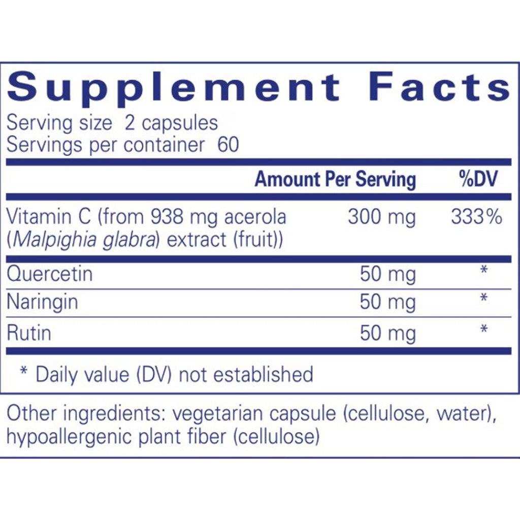 Pure Encapsulations Acerola-Flavonoid 120c