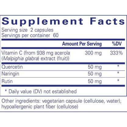 Pure Encapsulations Acerola-Flavonoid 120c