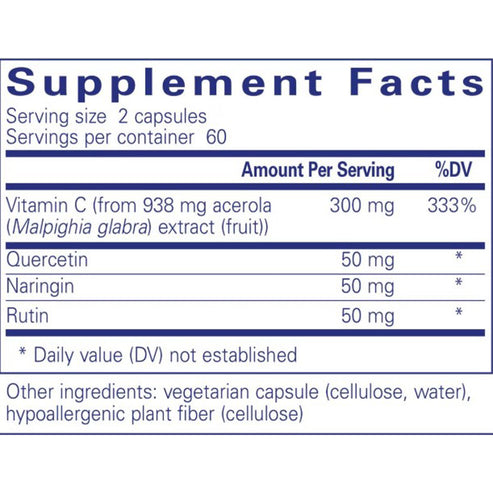 Pure Encapsulations Acerola-Flavonoid 120c