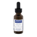 Brown glass bottle with dropper labeled 'Pure Encapsulations Adenosyl Hydroxy B5' on a white background