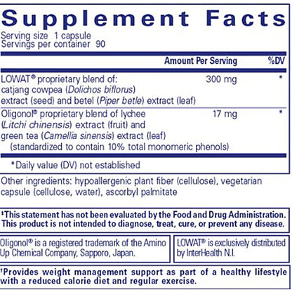 Supplement facts label with detailed ingredient information and disclaimer.