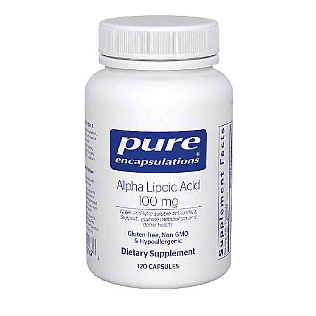 Pure Encapsulations Alpha Lipoic Acid 100mg 120c