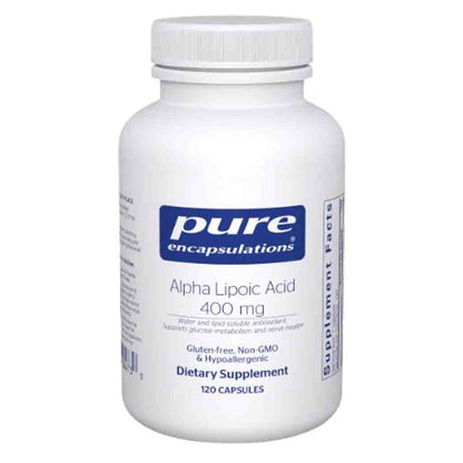 Pure Encapsulations Alpha Lipoic Acid 400mg 120c