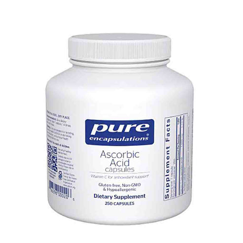 Pure Encapsulations Ascorbic Acid Capsules 250C