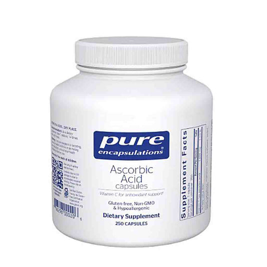Pure Encapsulations Ascorbic Acid Capsules 250C