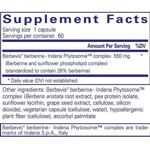 Pure Encapsulations Berberine UltraSorb 60c