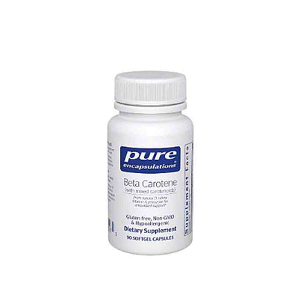 Supplement bottle labeled 'pure encapsulations' on a white background