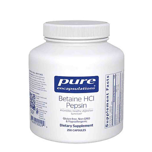 Pure Encapsulations Betaine HCl Pepsin 250c