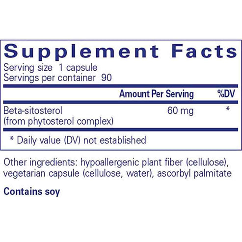 Pure Encapsulations Beta-sitosterol 90c