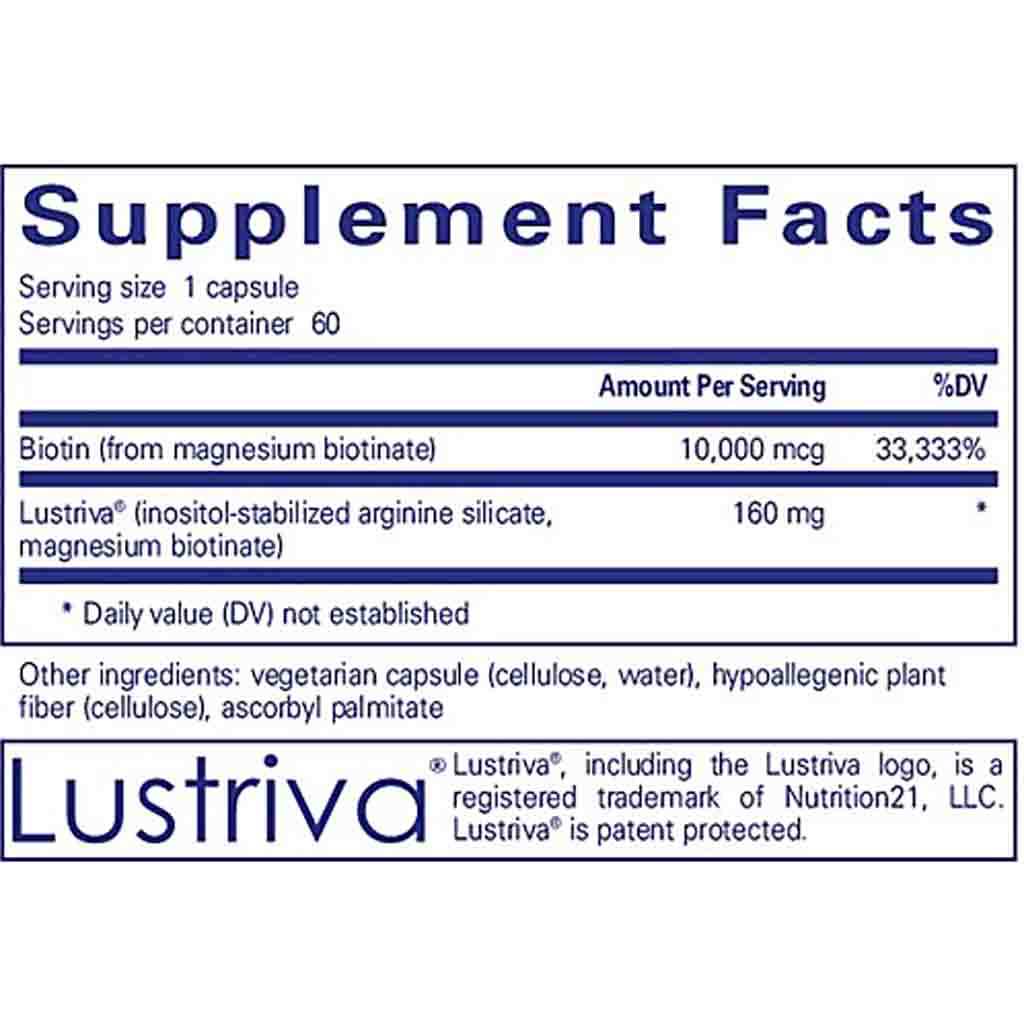 Pure Encapsulations Biotin Complex Hair & Skin 60c