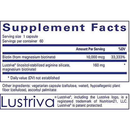 Pure Encapsulations Biotin Complex Hair & Skin 60c