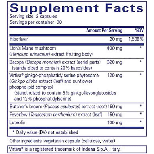 Pure Encapsulations Brain Reset 60c