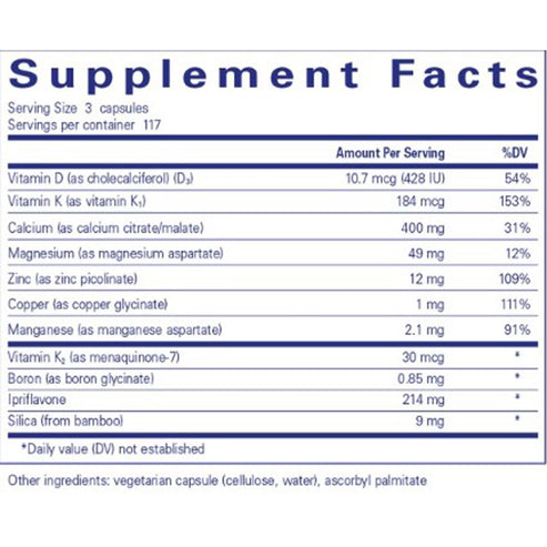 Pure Encapsulations (+) Cal with ipriflavone 350C