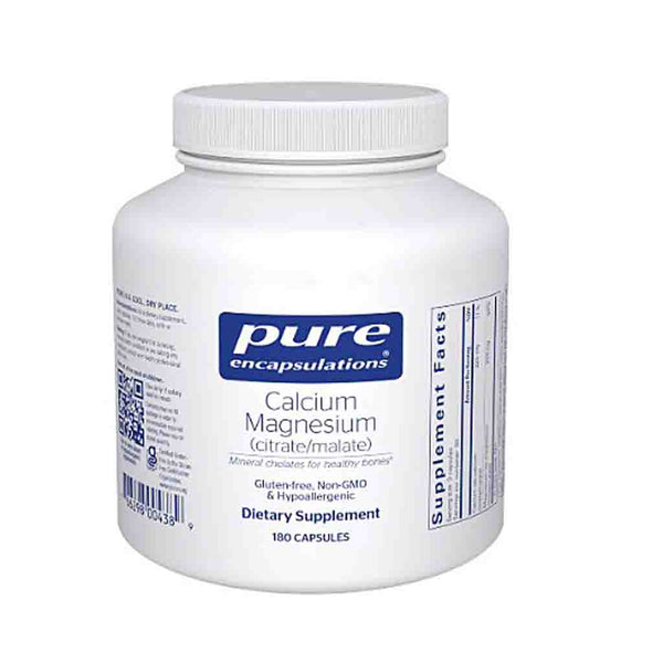 Pure Encapsulations Calcium Magnesium (Citrate/Malate) 180c