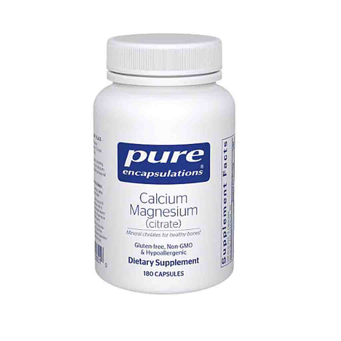 Pure Encapsulations Calcium Magnesium Citrate 180c