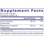 Pure Encapsulations Calcium Magnesium (Citrate/Malate) 180c