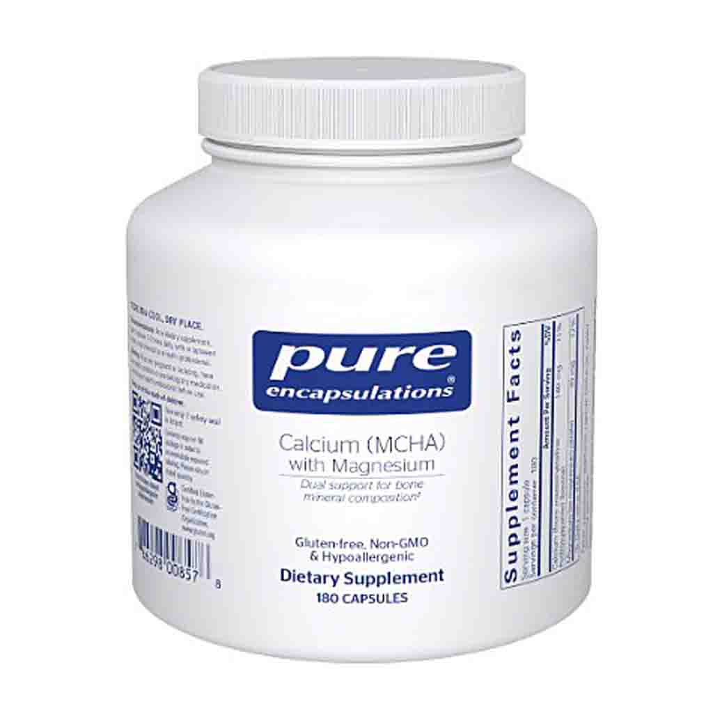 Pure Encapsulations Calcium (MCHA) with Magnesium 180c